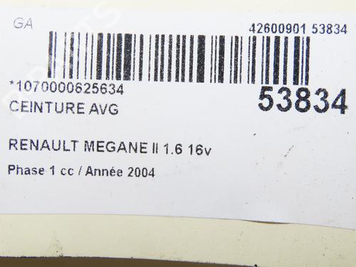 Used Front left belt tensioner RENAULT MEGANE II (BM0/1_, CM0/1_) 1.6 16V (BM0C, CM0C) (113 hp) 28830820