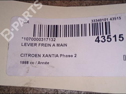 Hand brake CITROËN XANTIA (X1_, X2_) 2.1 Turbo D 12V | BP9618010I18 