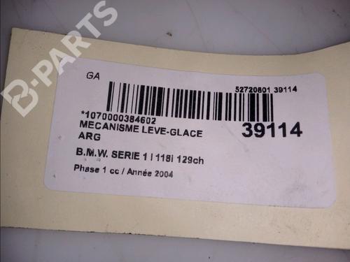 Rear left window mechanism BMW 1 (E87) 118 d | BP11103108C24 