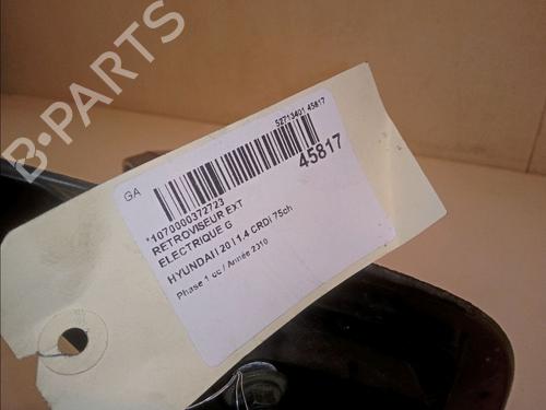 Left mirror HYUNDAI i20 I (PB, PBT) 1.4 CRDi | BP14951512C26 