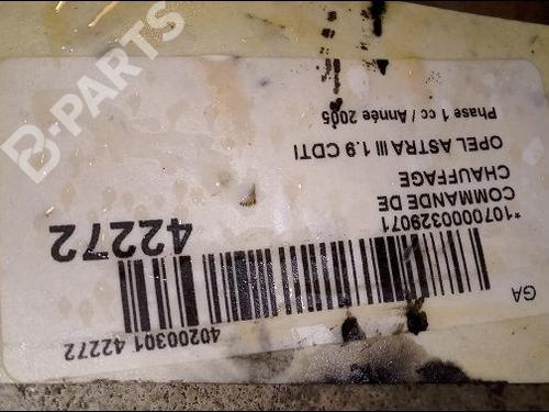 Climate control OPEL ASTRA H (A04) 1.9 CDTI 16V (L48) | BP9619019I5 
