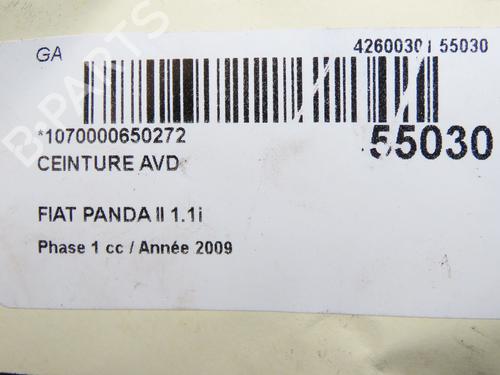 Front right seatbelt FIAT PANDA (169_) 1.1 (169.AXA1A) | BP31605878I25 - Image 7