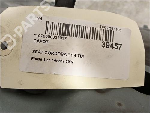 Hood SEAT CORDOBA (6L2) 1.4 TDI | BP9619310C1