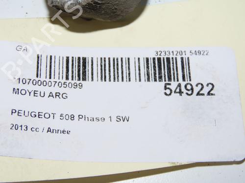 Used Left rear steering knuckle PEUGEOT 508 SW I (8E_) 1.6 HDi (115 hp) 31819568