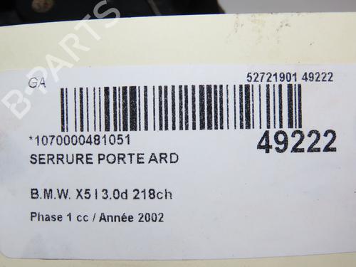 Rear right lock BMW X5 (E53) 3.0 d | BP19061246C99 