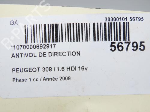 Used Ignition barrel Ignition barrel PEUGEOT 308 I (4A_, 4C_) 1.6 HDi (109 hp) 31634175 31634175