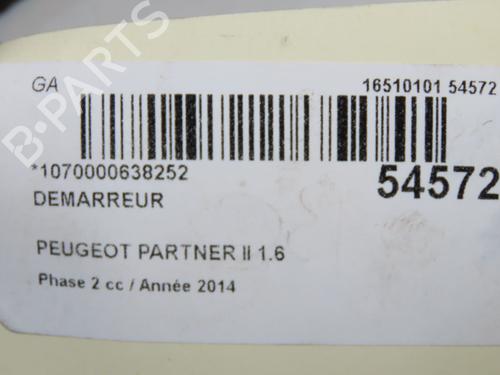 Starter PEUGEOT PARTNER Tepee 1.6 HDi 90 | BP40437799M8 - Image 6
