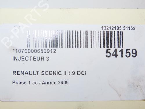 Used Injector RENAULT GRAND SCÉNIC II (JM0/1_) 1.9 dCi (JM14) (131 hp) 28828914