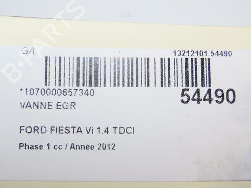 Used Egr FORD FIESTA VI (CB1, CCN) 1.4 TDCi (70 hp) 29263750