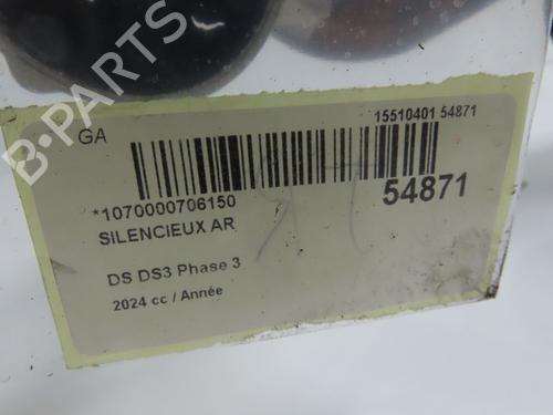 Exhaust system DS DS 3 / DS 3 CROSSBACK (UR_, UC_, UJ_) 1.2 PureTech 130 (URHNSS) | BP31984572M121