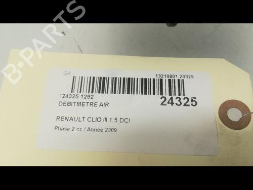 Used Mass air flow sensor RENAULT CLIO III (BR0/1, CR0/1) 1.5 dCi (BR17, CR17) (86 hp) 23171455
