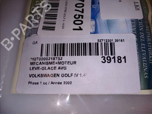 Used Front left window mechanism VW GOLF IV (1J1) 1.4 16V (75 hp) 11230426