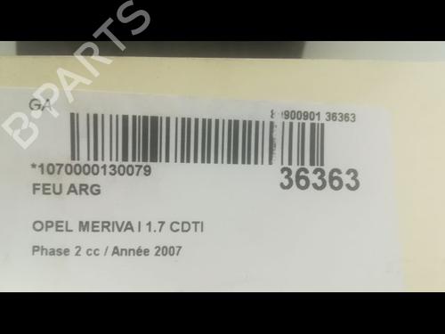 Used Left taillight Left taillight OPEL MERIVA A MPV (X03) 1.7 CDTI (E75) (100 hp) 9599047 9599047