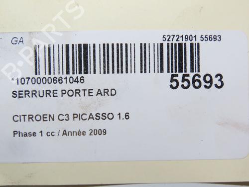 Rear right lock CITROËN C3 Picasso (SH_) 1.6 HDi | BP30740795C99 