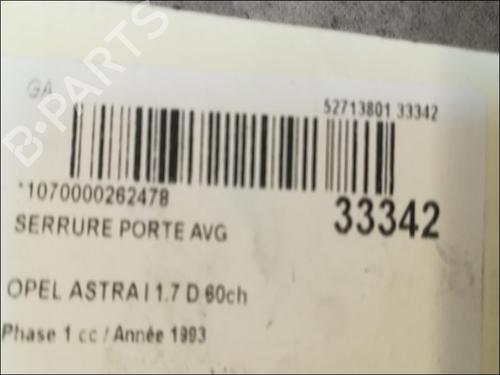 Used Front left lock OPEL ASTRA F Hatchback (T92) 1.7 D (F08, M08, F68, M68) (60 hp) 9611465