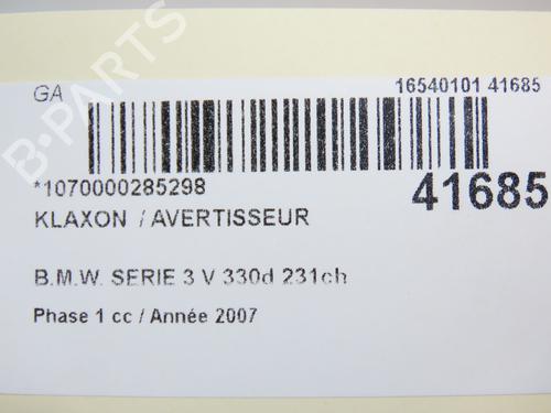 Used Horn BMW 3 Touring (E91) 330 xd (231 hp) 14874824