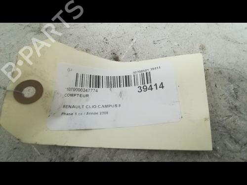 Used Instrument cluster Instrument cluster RENAULT CLIO II (BB_, CB_) 1.5 dCi (B/CB3M) (64 hp) 9609416 9609416