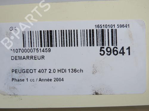 Starter PEUGEOT 407 (6D_) 2.0 HDi 135 (6DRHRH, 6DRHRE, 6DRHRG, 6DRHRJ) | BP36426795M8 - Image 5