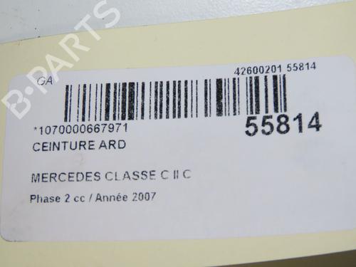 Used Rear right belt tensioner MERCEDES-BENZ C-CLASS (W203) C 220 CDI (203.008) (150 hp) 31984603