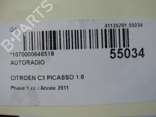 Used Radio CITROËN C3 Picasso (SH_) 1.6 HDI 90 (92 hp) 31242517