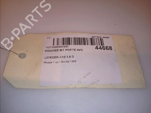 Used Front left interior door handle Front left interior door handle CITROËN C15 Box Body/MPV (VD_) 1.8 D (60 hp) 14951421 14951421