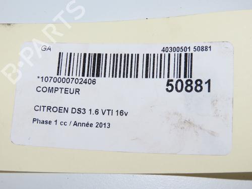 Used Instrument cluster CITROËN DS3 (SA_) 1.6 VTi 120 (120 hp) 32377350