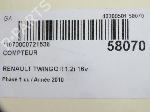 Instrument cluster RENAULT TWINGO II (CN0_) 1.2 16V (CN04, CN0B) | BP36427031C47 - Image 5