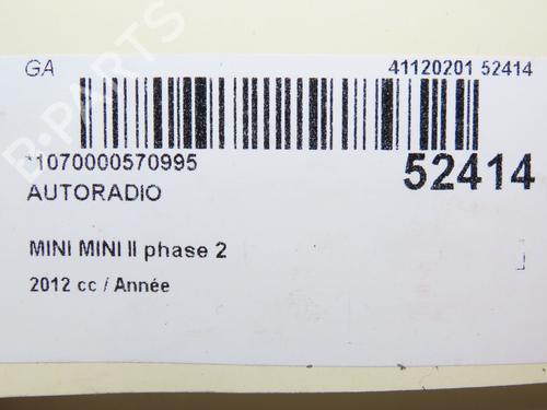 Radio MINI MINI (R56) One | BP28968046E6 