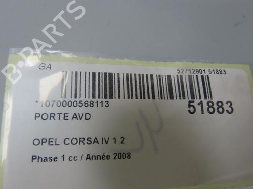 Right front door OPEL CORSA D (S07) 1.2 (L08, L68) | BP23125037C3 