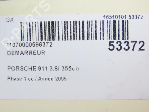 Starter PORSCHE 911 Convertible (997) 3.6 Carrera | BP28829021M8 