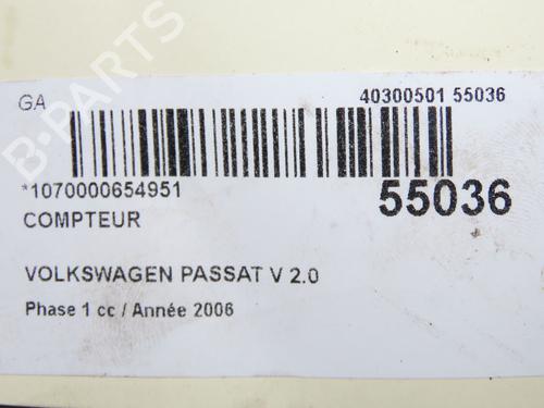 Instrument cluster VW PASSAT B6 (3C2) 2.0 TDI 16V | BP32511446C47