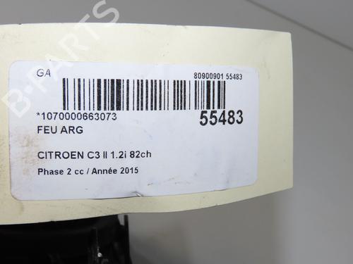 Used Left taillight Left taillight CITROËN C3 II (SC_) 1.2 VTi 82 (82 hp) 33561895 33561895