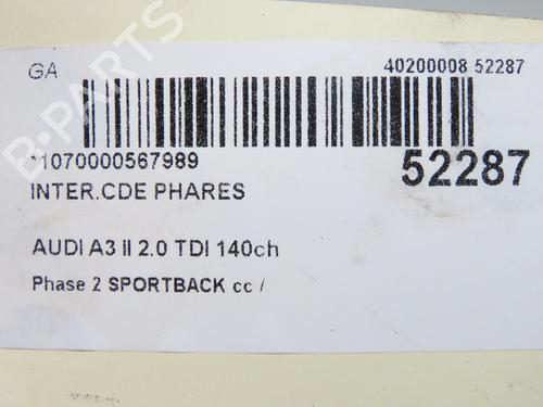 Headlight switch AUDI A3 Sportback (8PA) 2.0 TDI 16V | BP31120412I24  - Image 6