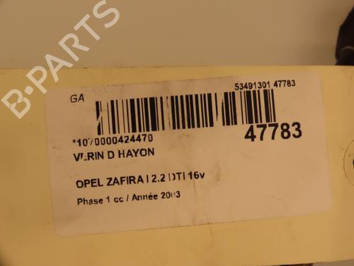 Used Tailgate lift support OPEL ZAFIRA A MPV (T98) 2.2 DTI 16V (F75) (117 hp) 23177393