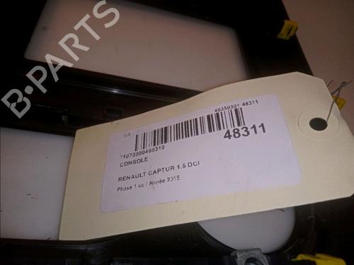Used Middle console RENAULT CAPTUR I (J5_, H5_) 1.5 dCi 110 (110 hp) 15274007