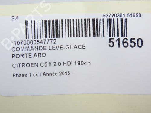 Right rear window switch CITROËN C5 III Break (RW_) 2.0 HDi 180 | BP28831768I28 - Image 5