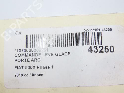 Used Left rear window switch FIAT 500X (334_) 1.3 (334.AXR11) (150 hp) 29441805