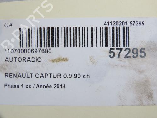 Radio RENAULT CAPTUR I (J5_, H5_) 0.9 TCe 90 | BP36819884E6 - Image 7