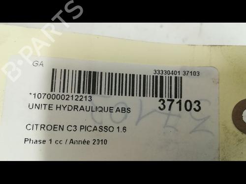 Used ABS pump CITROËN C3 Picasso (SH_) 1.6 HDi (90 hp) 9604911