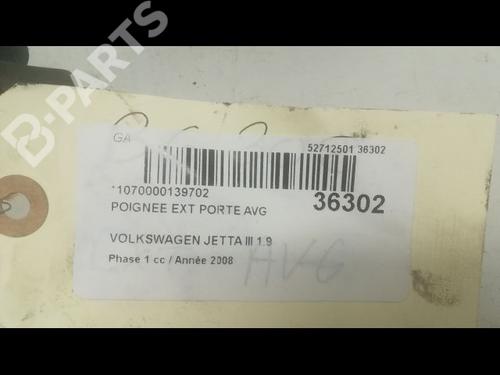 Front left exterior door handle VW JETTA III (1K2) 1.9 TDI | BP9599736C128 