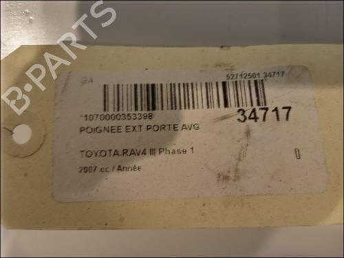 Front left exterior door handle TOYOTA RAV 4 III (_A3_) 2.2 D 4WD (ALA30_, ALA30R) | BP11102312C128 