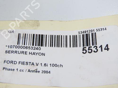 tailgate-lock-ford-fiesta-v-jh_-jd_-2001-2002-2003-2004-2005-2006-2007-2008-2009-2010-2011-2012-2013-2014-31274440 main image