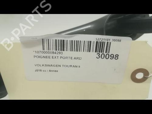 Used Rear right exterior door handle VW TOURAN (5T1) 2.0 TDI (150 hp) 23176775