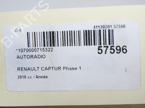 Radio RENAULT CAPTUR I (J5_, H5_) 1.5 dCi 110 | BP33836439E6 - Image 7