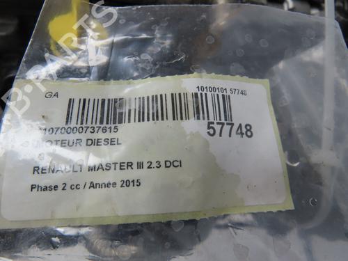 Used Engine Engine RENAULT MASTER III Van (FV) 2.3 dCi 125 FWD (FV0C, FV0D, FV0G, FV0H, FV0J, FV0K,... (125 hp) 36426730 36426730