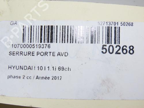 front-right-lock-hyundai-i10-i-pa-2007-2008-2009-2010-2011-2012-2013-2014-2015-2016-2017-2018-23064679 main image