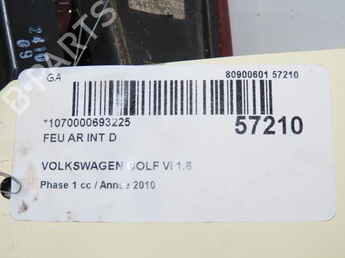 Right tailgate light VW GOLF VI (5K1) 1.6 TDI | BP32332402C80 