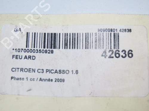 Used Right taillight Right taillight CITROËN C3 Picasso (SH_) 1.6 HDi (90 hp) 33059478 33059478