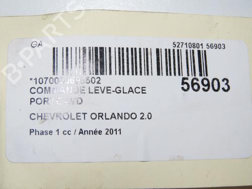 Switch CHEVROLET ORLANDO (J309) 2.0 D | BP31865289I30
