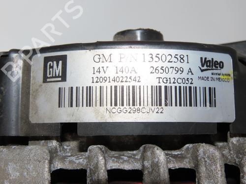 Alternator OPEL ASTRA J GTC 2.0 CDTI (08) | BP38004773M7 - Image 4